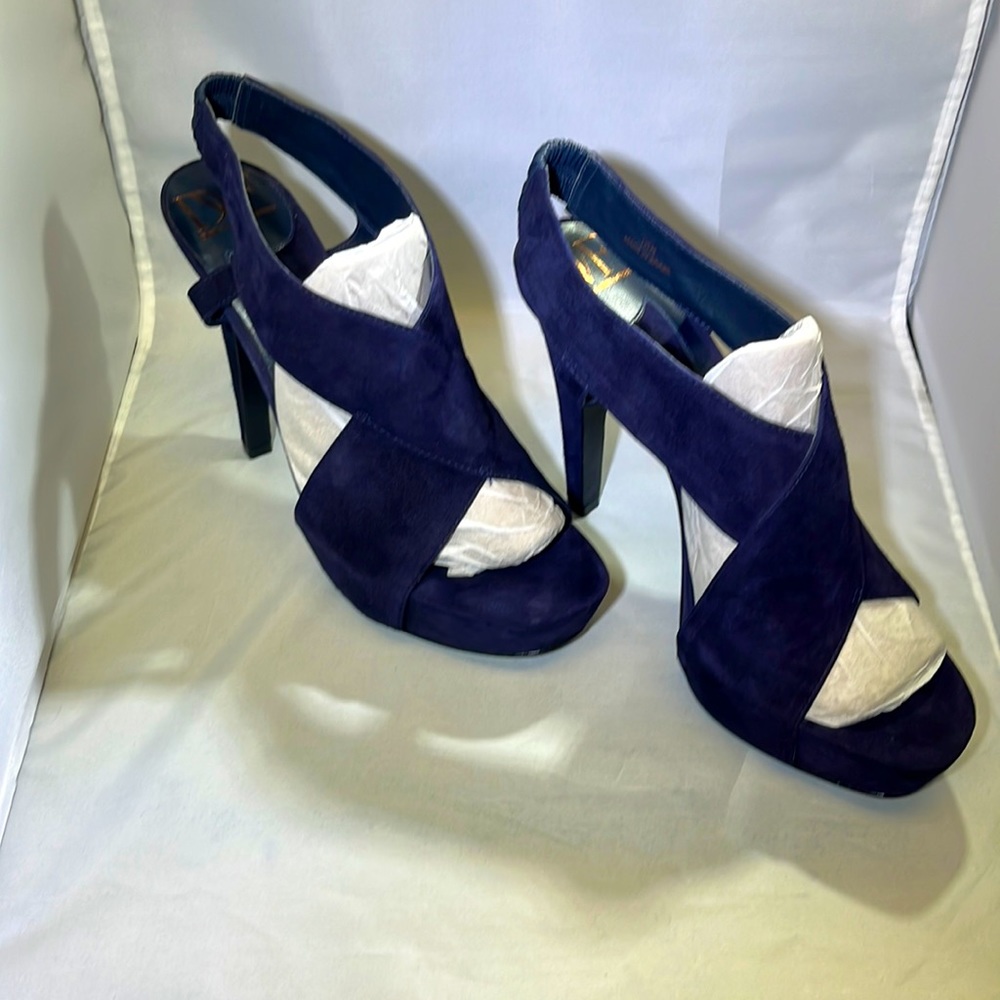 Diane von Furstenberg Suede Sandals Platforms